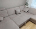 Rozkládací sedačka tvar U