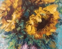 Obraz 30x40, SLUNEČNÍKY 