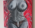 Obraz 50x50, akt 