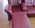 Kožená sedačka