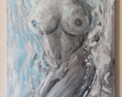 Obraz 50x50, akt 