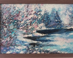 Obraz 20x30, zima, Doprava zdarma 