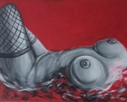 Obraz 40x50, akt, DOPRAVA ZDARMA 