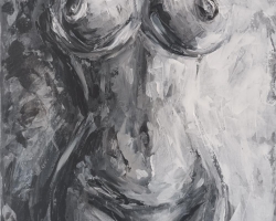 Obraz 40x50, akt, DOPRAVA ZDARMA 