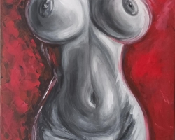 Obraz 40x50, AKT, DOPRAVA ZDARMA 